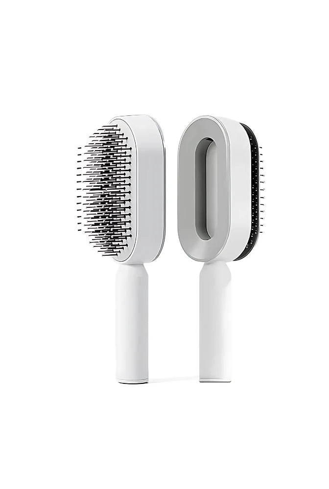 Brosse à Cheveux Auto-Nettoyante - Coussin d'Air 3D