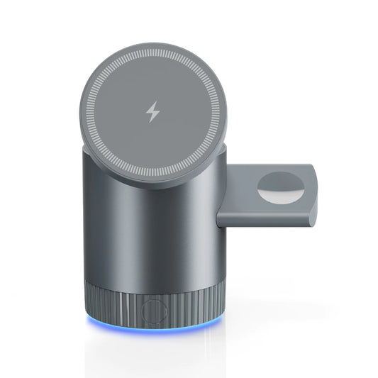 Station de Charge Magnétique Sans Fil 3-en-1