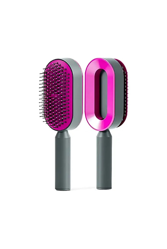 Brosse à Cheveux Auto-Nettoyante - Coussin d'Air 3D